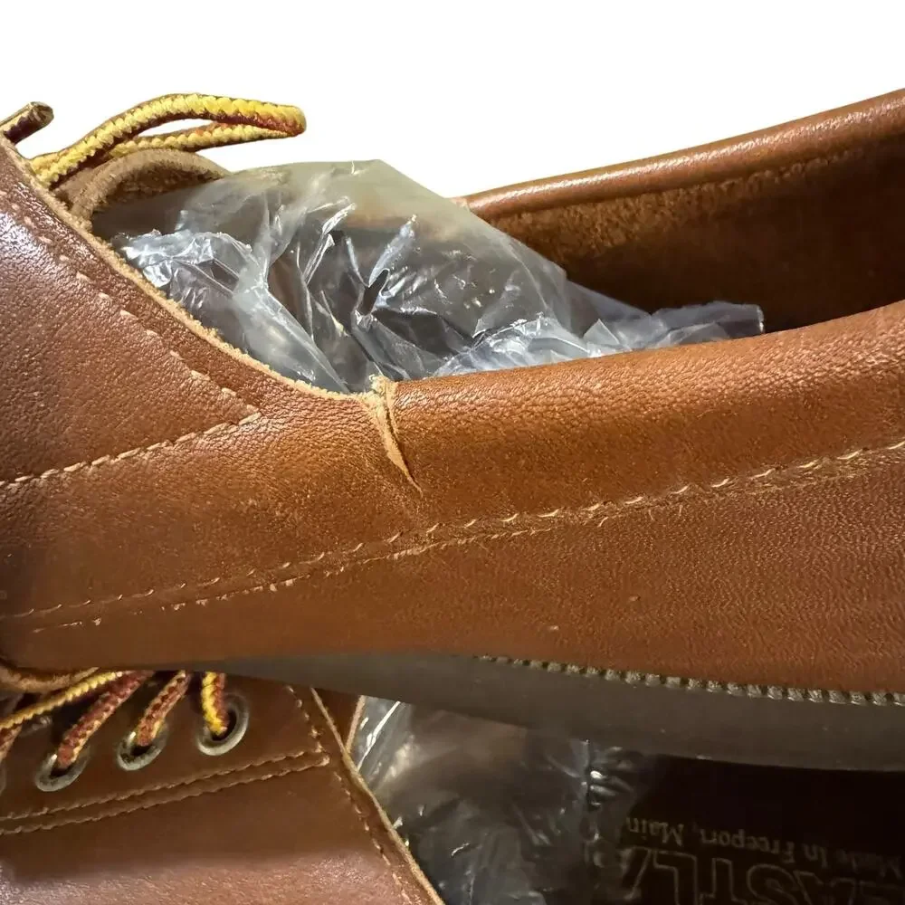 Eastland Made in Freeport Maine USA  Men's 13 D Falmouth Camp Moc Boat Shoes
